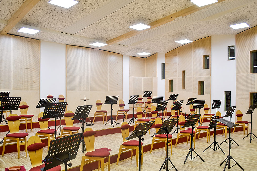 Proberaumbeleuchtung mit LED Paneelen