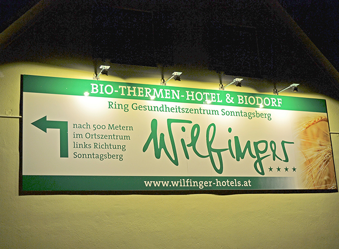 Beleuchtung mit LED Fluter